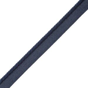 Samuel & Sons 2.375 Yards 1/4″ Annecy Cord Tape 194 Navy Designer Luxury Trim